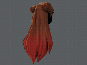 3d hair style for girl v01 Modelo 3D
