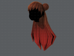 3d hair style for girl v01 Modelo 3D