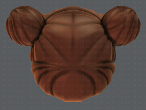 3d hair style for girl v01 Modelo 3D