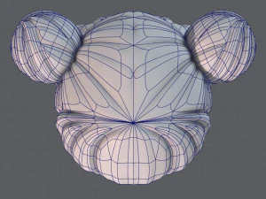 3d зачіска для дівчини v01 3D Модель