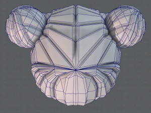 3d зачіска для дівчини v01 3D Модель