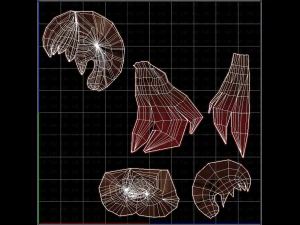 3d зачіска для дівчини v01 3D Модель