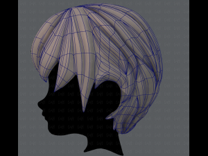 3d hair style for boy 3D Модель