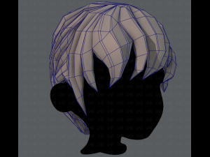 3d hair style for boy 3D Модель