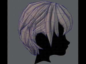 3d hair style for boy 3D Модель