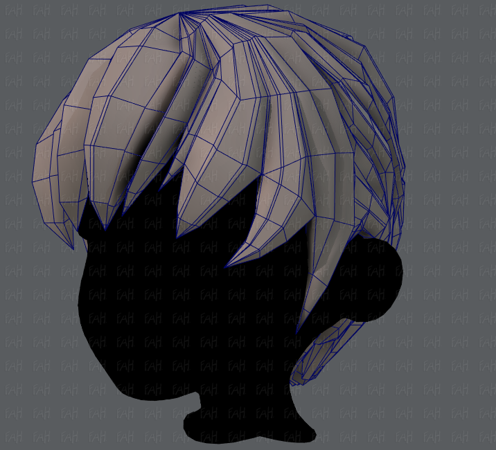 3d hair style for boy v06 3D Model in Other 3DExport