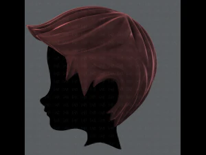 3d hair style for boy v02 3D Model