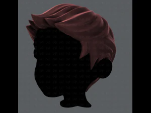 3d hair style for boy v02 3D Model