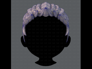 3d hair style for boy v02 3Dモデル