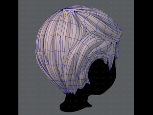 3d hair style for boy v02 3Dモデル