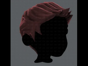 3d hair style for boy v02 3D Model
