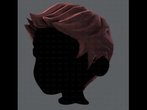 3d hair style for boy v02 3D Model