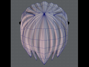 3d hair style for boy v02 3Dモデル