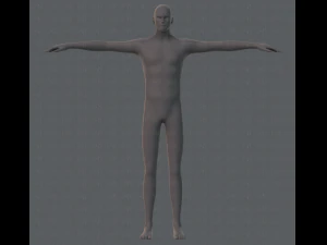 base mesh man character 3D Model