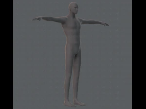 base mesh man character 3D Model
