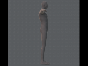 base mesh man character 3D Model
