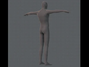 base mesh man character 3D Model