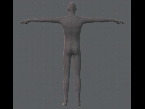 base mesh man character 3D Model