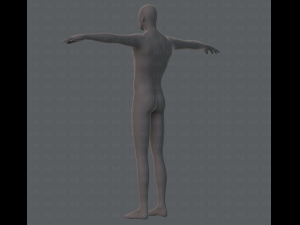 base mesh man character 3D Model