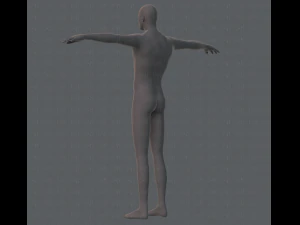base mesh man character 3D Model