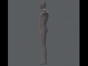 base mesh man character 3D Model