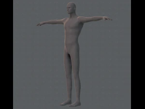 base mesh man character 3D Model