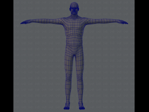 base mesh man character 3D Model