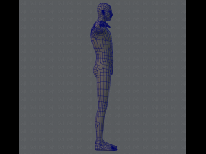 base mesh man character 3D Model