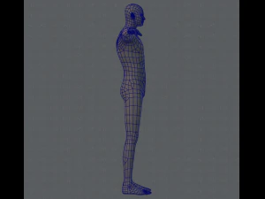 base mesh man character 3D Model
