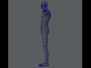 base mesh man character 3D Model