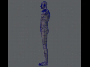 base mesh man character 3D Model