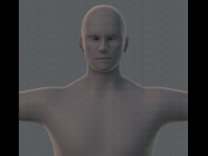 base mesh man character 3D Model