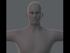 base mesh man character 3D Model