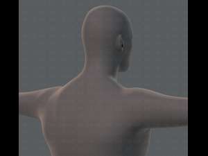 base mesh man character 3D Model