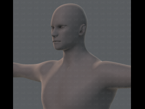 base mesh man character 3D Model