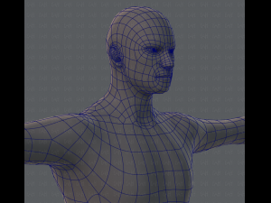 base mesh man character 3D Model