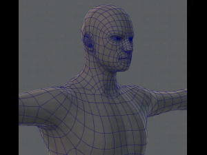 base mesh man character 3D Model