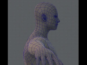 base mesh man character 3D Model