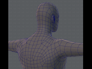 base mesh man character 3D Model