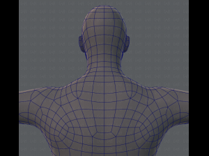 base mesh man character 3D Model