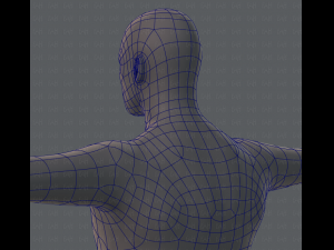 base mesh man character 3D Model