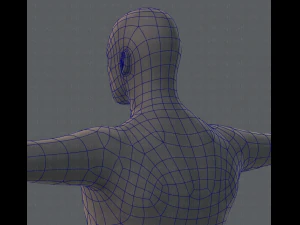 base mesh man character 3D Model