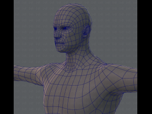 base mesh man character 3D Model