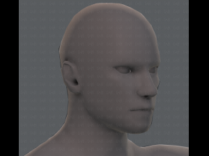 base mesh man character 3D Model