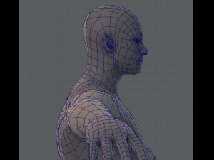 base mesh man character 3D Model