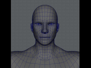 base mesh man character 3D Model