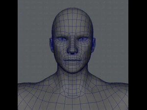 base mesh man character 3D Model
