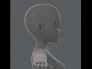 base mesh woman 01 3D Model