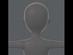 base mesh woman 01 3D Model