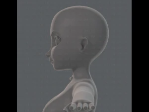 base mesh woman 01 3D Model